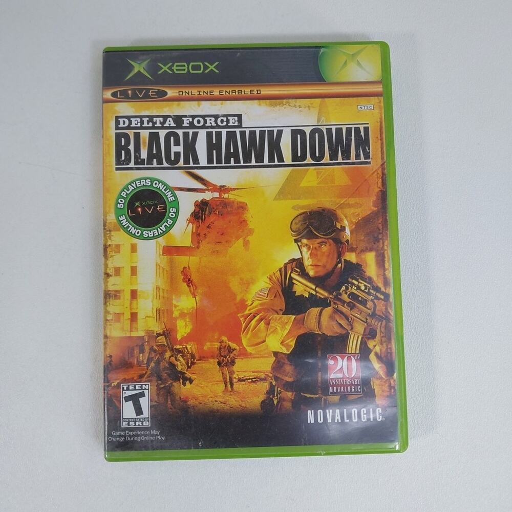 Delta Force: Black Hawk Down‎ (Microsoft Xbox, 2005) Complete w/ Manual - Tested